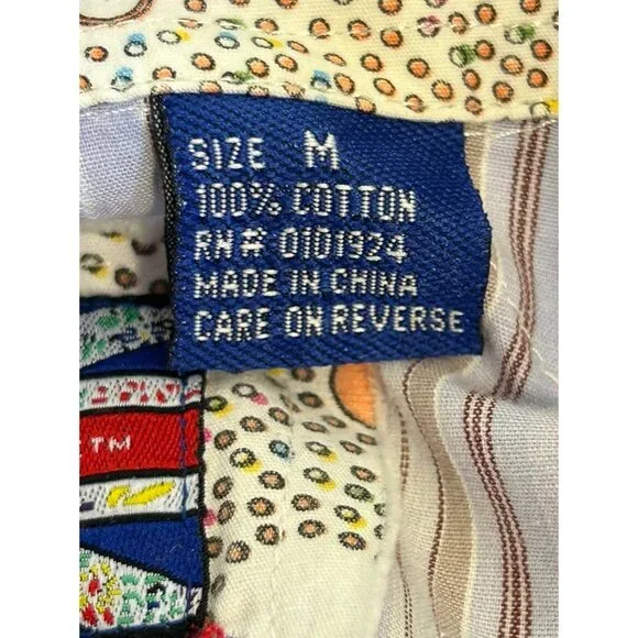 English Laundry Women's Lion Crest Stripe Long Sleeve Button Shirt - Sz M - Picture 6 of 7